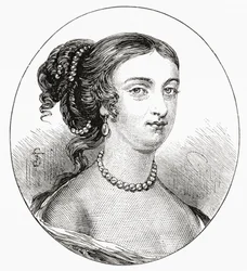 Rachel Wriothesley, Lady Russell, vers 1636 - 1723. Noble anglaise, héritière et auteure. De Notre Propre Pays publié en 1898