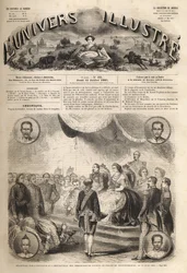 Réception des ambassadeurs siamois par l