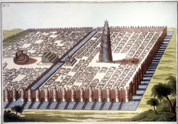 Vue reconstituée de l