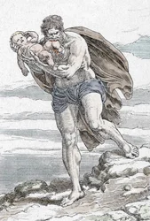 Représentation de Cronos (Kronos) dévorant l