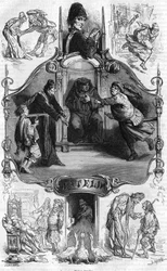 Représentation de Maître Patelin, célèbre pour la "Farce de Maître Patelin", qui raconte les mésaventures d