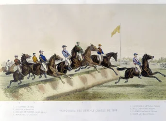 Équitation : vainqueurs du Steeple - dans "le Centaure"