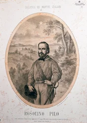 Portrait du patriote italien Rosolino Pilo