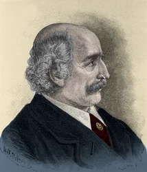 Risorgimento : portrait du patriote, philosophe, penseur politique Carlo Cattaneo (1801-1869) gravure du 19e siècle