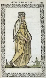 Femme romaine - dans "Habits et effigies" par Jean Slupérino