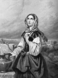 Sainte Rose de Lima Vierge (1586-1617) dans « Les Saintes Femmes ». 1852