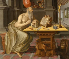 Saint Jérôme dans son étude, vers 1560-1570