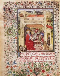 Saint Jérôme dans son étude