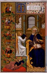 Saint Matthieu écrivant l