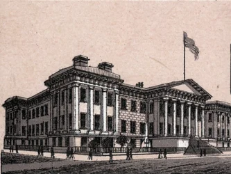San Francisco, USA : vue de la Monnaie des États-Unis dans « Le Monde Illustré 168 vues » sans date (fin XIXe siècle)