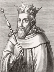 Sancho II, roi du Portugal. Portrait.