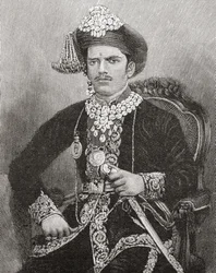 Sayajirao Gaekwad III, 17 ans, Maharaja de l