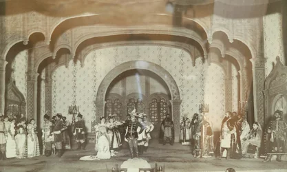Scène de la pièce de théâtre "Le Faux Dmitri" d