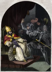 Sciarra Colonna giflant le pape Boniface VIII