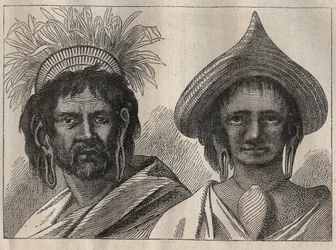 Deuxième voyage (1772-1775) du capitaine James Cook (1728-1779) : homme et femme de l