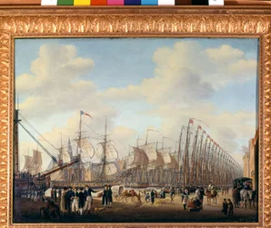 Flotte secrète de Napoléon Ier à Flessingue (port néerlandais) pour la tentative d