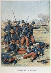 Le sergent Blandan mort lors de la conquête de l