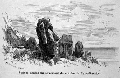 Statues situées sur l
