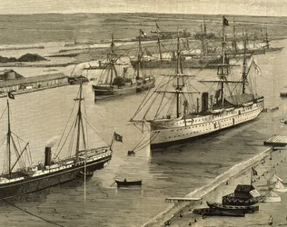 Canal de Suez, Port-Saïd, Égypte
