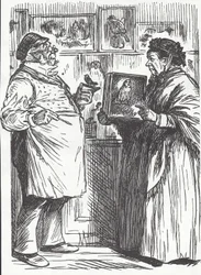 Taxidermiste, fin du 19e siècle (gravure sur bois)