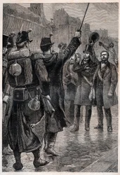 Arrestation de Victor Schoelcher (1804-1893) à la barricade Saint-Antoine, le 4 décembre 1851 - Pendant l
