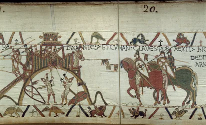 Le duc de Bretagne remet au duc de Normandie les clés de la ville au bout d