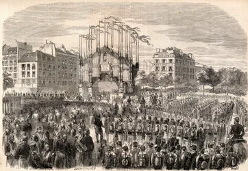 Les fêtes à Paris, entrée de l
