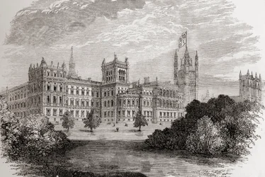 Le ministère des Affaires étrangères vu depuis St. James