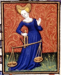 La Balance. Miniature d