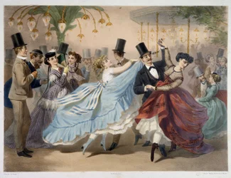 Le Bal Mabille, vers 1860