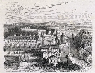 Le Palais des Tournelles, en face de l