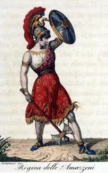 La Reine des Amazones. Illustration d