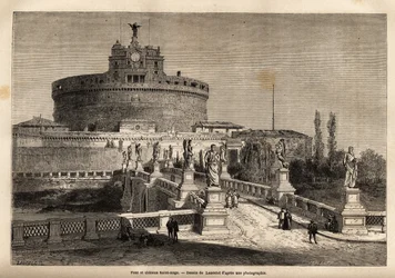Le pont et le château Saint-Ange (Castel Sant