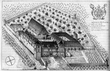 Les bâtiments du Clos de Vougeot (Côte-d