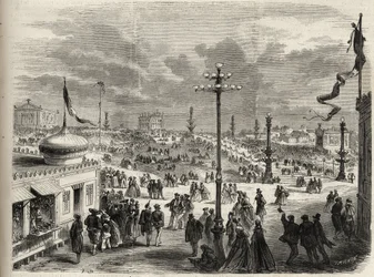 La fête du 15 août 1867 au Trocadéro à Paris - L
