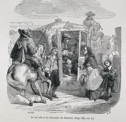 Le roi est allé à la rencontre de Mazarin