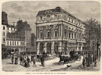 Le nouveau Théâtre de la Renaissance à Paris en 1873.