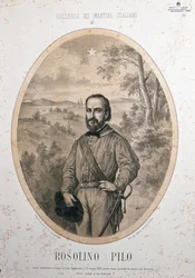 Le patriote Rosolino Pilo (impression)