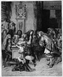 Le dramaturge Molière (Jean-Baptiste Poquelin).