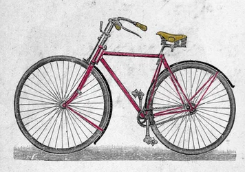 La bicyclette à pneus, l