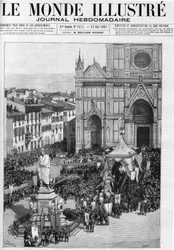 La translation des restes de Gioacchino Rossini dans l