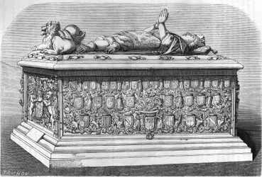 Tombe de Charles le Téméraire, duc de Bourgogne (1433-1477).