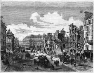 Transformations de Paris sous le Second Empire, Paris Haussmann : démolition de la Rue de la Paix pour l