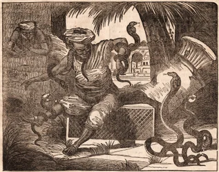 Deux charmeurs de serpents indiens
