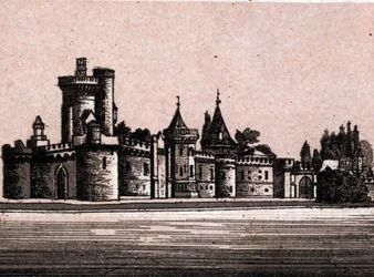 Vienne, Autriche : vue du château de Laxenburg. dans « Le Monde Illustré 168 vues » Sans date (fin XIXe siècle)