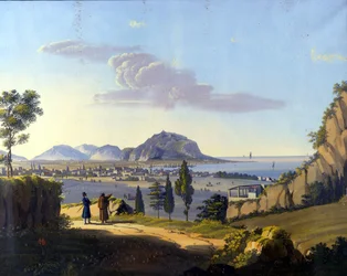 Vue de Palerme depuis l