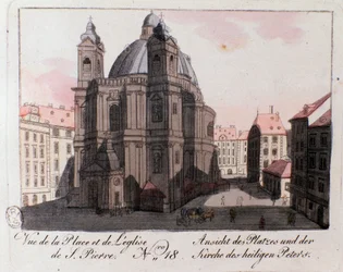Vue de la place de l