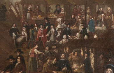 Vue du Grand Marche Verziere à Milan