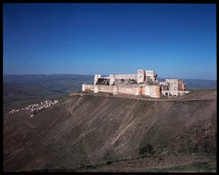 Vue du Krak des Chevaliers, Château Croisé, c.1100
