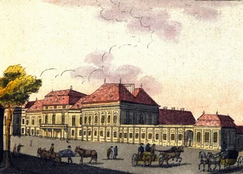 Vue de la ville de Vienne en Autriche, gravure de 1820